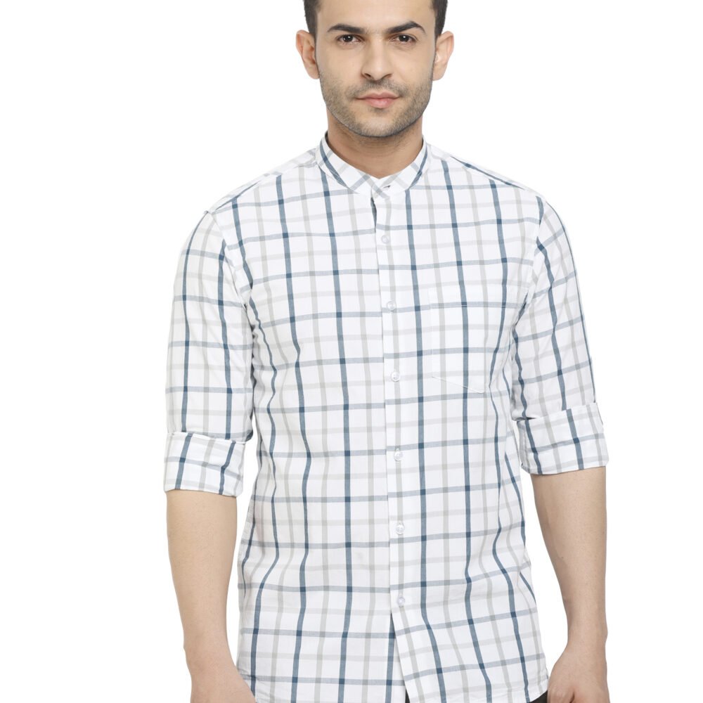 NAVY KHAKI CHECKS