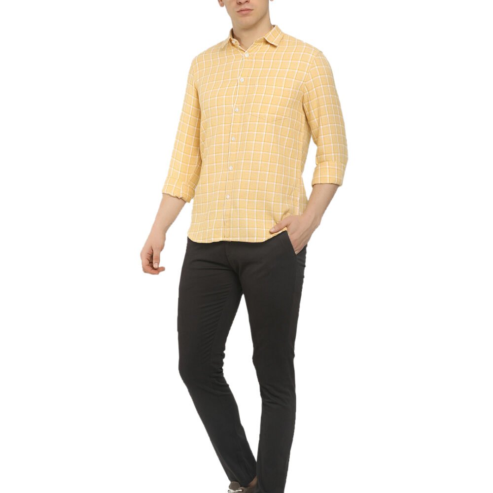 YELLOW WHITE CHECKS