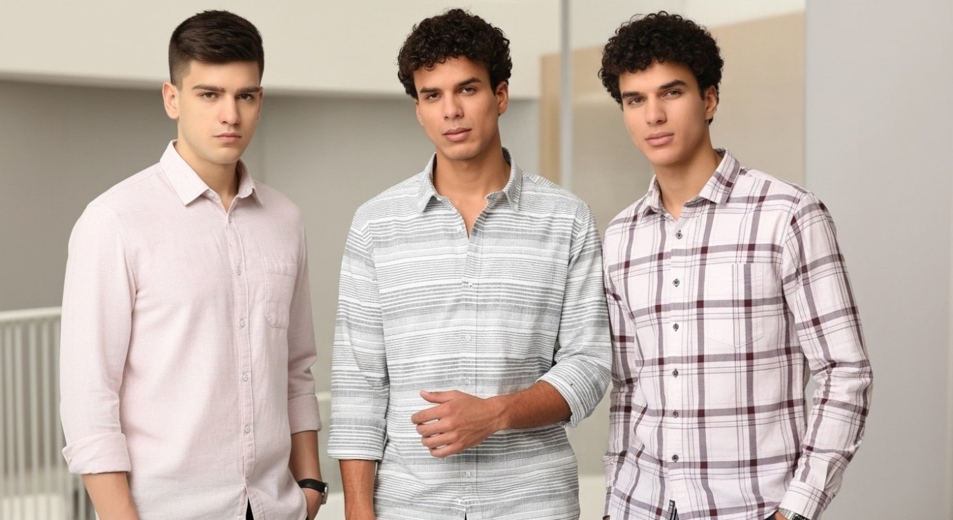 Men Affordable Linen & Cotton Shirts for Daily Wear 1 1