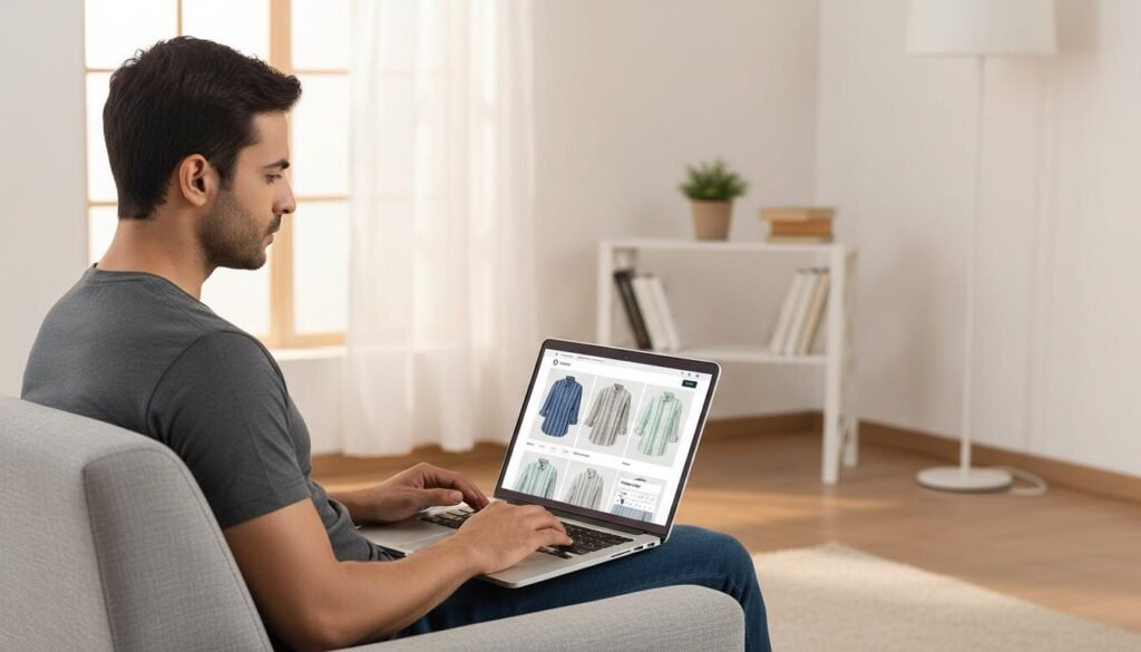 How to Choose Striped Shirts for Men 4 Checking fabric quality of Ataraxias striped shirts for men