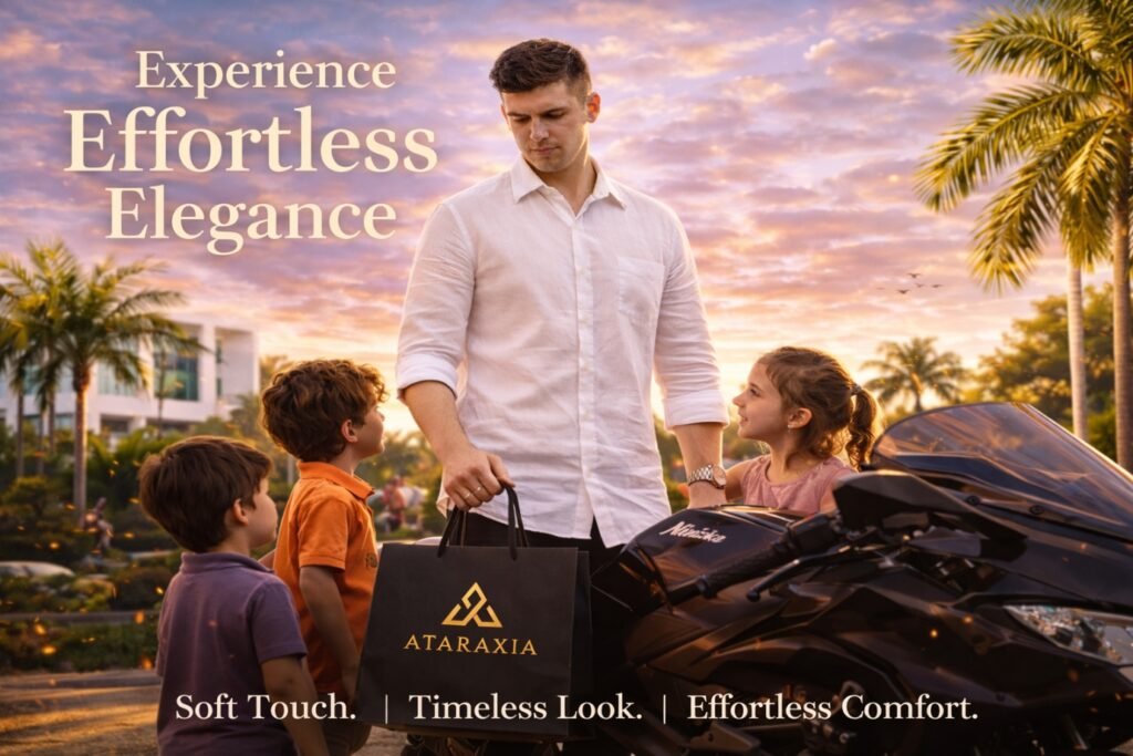 Natural fabric linen shirts by Ataraxia from Tamil Nadu India