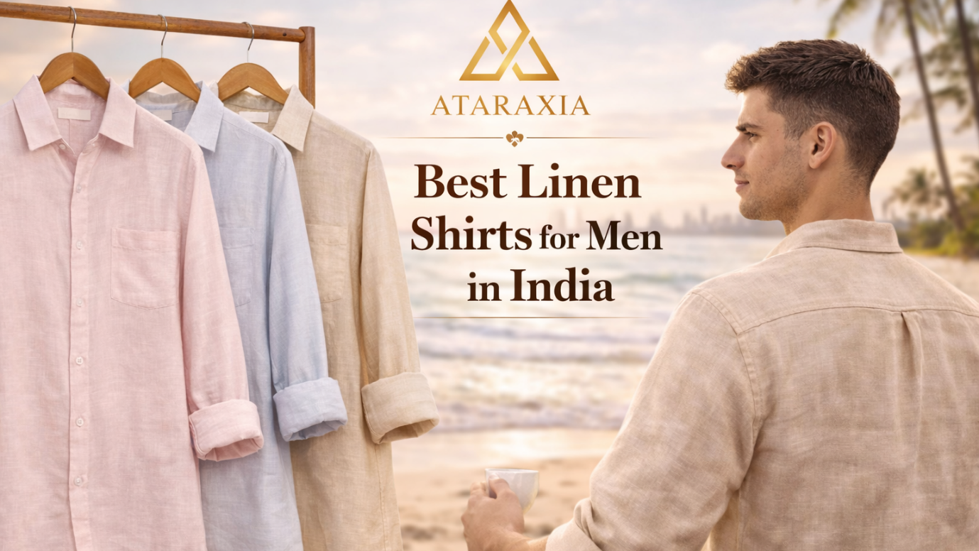 Men wearing linen shirts staying cool and comfortable in Indian summer heat