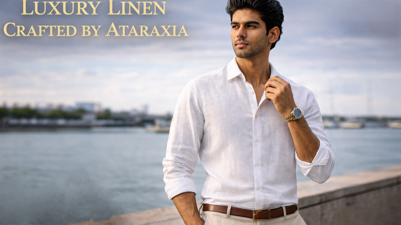 cotton linen blend shirts comfort india