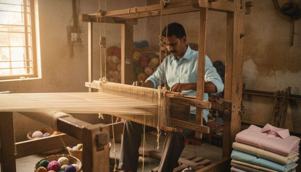 Ataraxia linen shirts with Tamil Nadu craftsmanship, premium quality, and comfort