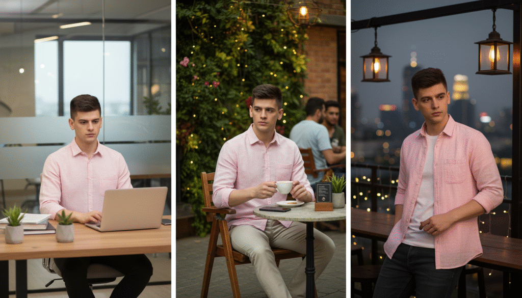 Versatile Ataraxia linen shirts for office, casual, travel, and daily wear in India