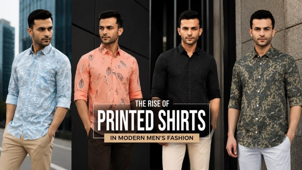 The rise of printed shirts in modern men’s fashion with stylish statement designs